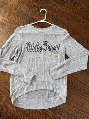 Wake Forest soft lightweight grey sweatshirt
